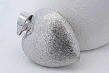 18k White Gold Heart Pendant 1.3 Grams Eb0926loxde