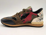 Valentino Rockrunner Rockstud Camo Shoes Size 42.5 Aa1125ersa