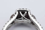 1.37cttw Diamond Ring In 14k White Gold 6.2 Grams Size 9 Eb0825lolrsa