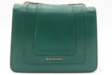 Bvlgari Serpenti Forever Green Leather Crossbody Bag Eb0826wxzdu