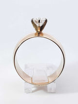 1.2 Ctw Diamond & 14k Yellow Gold Solitaire Ring 11.2 Gram Sz 11.5 Fw1024lsxzdu