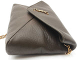Yves Saint Laurent Cassandre Pouch Shoulder Bag In Grained Lambskin Fw0926wrxdu
