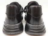 Salvatore Ferragamo Tommy Nero Black Leather Slip On Shoes Size 9m Do0825lxzde