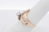 0.60ctw Diamond Ring In 14k Yellow Gold 6.7 Grams Size 6.75 Eb0825rzxsa