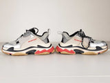 Balenciaga Triple S Metallic Silver Sneakers Size 10 Us Sd0126lzxde