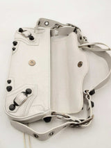 Balenciaga White Leather Le Cagole Sling Bag Eb0325cxzsa