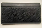 Louis Vuittion Black Epi Leather Twist Wallet Eb1124orxsa