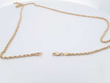 14k Yellow Gold 9.2 Grams Rope Chain 20 In Aa0126przsa