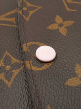 Louis Vuitton Emilie Wallet In Monogram Canvas & Rose Leather Fw0626oordu