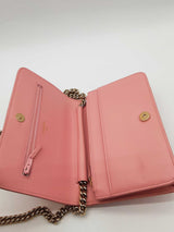 Chanel Pink Quilted Caviar Boy Wallet On Chain Eb1026lsxzde