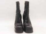 Versace Platform Bootie Black Size 8.5 Aa0725crsa