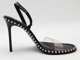 Alexander Wang Nova Sandal Pvc Black Size 8.5 Aa0726lzxsa