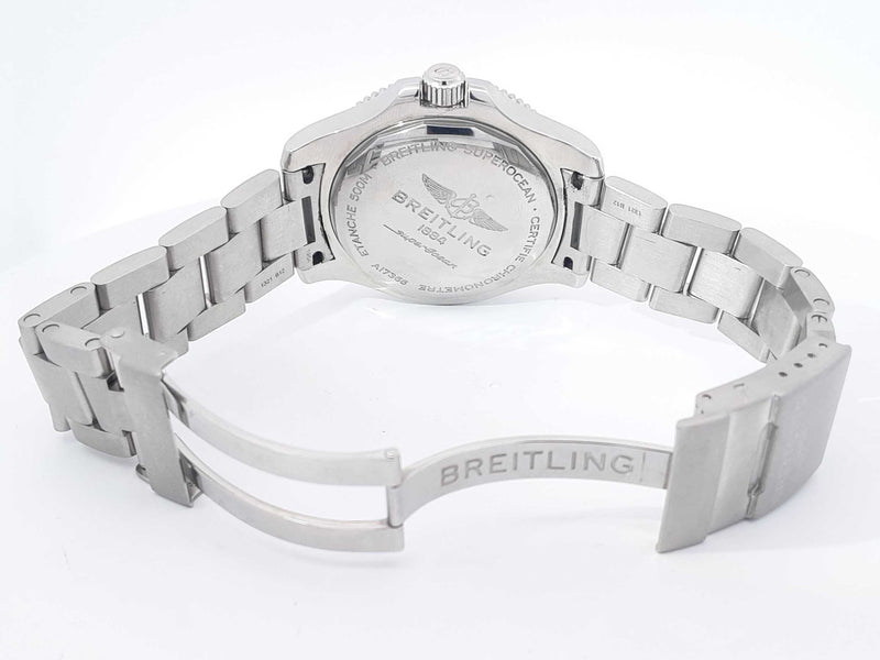 Breitling Superocean 42mm Stainless Steel Watch Aa0225lrzxsa