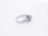 1.0 Ctw Diamond & 14k White Gold Engagement Ring 6.5 Grams Size 5.5 Fw0525lwxzdu