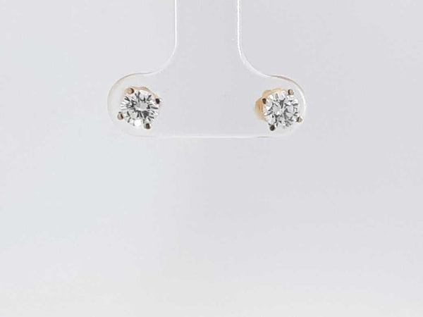 0.50 Cttw Diamond 14k Yellow Gold 0.70 Grams Stud Earrings Aa0425wrzsa
