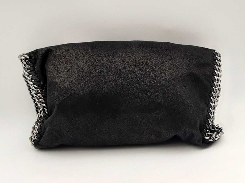 Stella Mccartney Black Faux Leather Falabella Clutch Sd0425pzsa