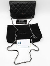 Chanel Black Caviar Leather Wallet On Chain Eb0824oxxzdu