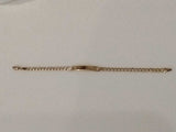 Nameplate Id Bracelet Yellow Gold 10k 4.5 Grams 6 Inch Vc0926liimia