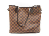 Louis Vuitton Neverfull Mm Tote Bag In Damier Ebene Coated Canvas Fw1025wxzdu