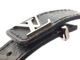 Louis Vuitton Slim Bracelet In Monogram Eclipse Coated Canvas 8 Inch Fw0326loxdu