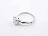 1.54 Ct Diamond & 90% Platinum Solitaire Ring 3.5 Grams Size 4.75 Fw0326ooxzdu