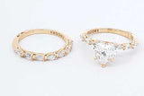Tacori 2.14ctw Diamond Wedding Set 18k Yellow Gold 5.2 Grams Size 5 Eb1225oexzdu