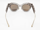 Dolce & Gabbana Dg2134-b-m Metal Frame Crystals Sunglasses Sd0626przde