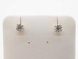 1.02 Cttw Lab Grown Diamonds 14k Yellow Gold 1.1g Stud Earrings
