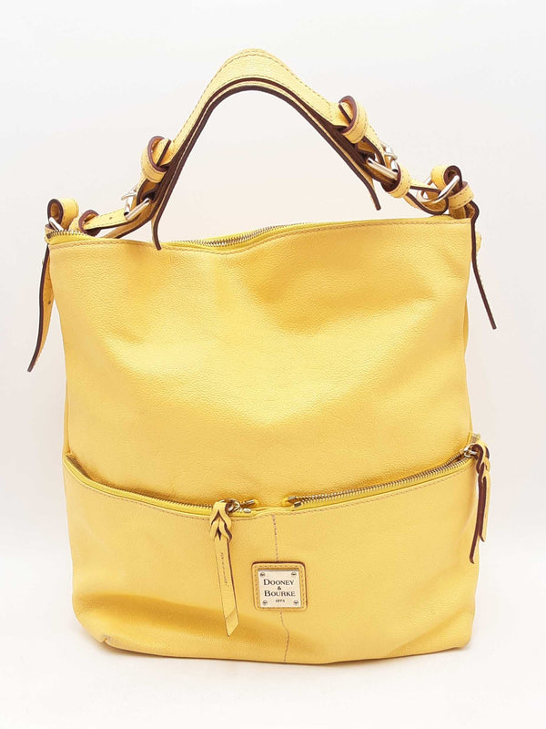 Dooney & Bourke Dillen Medium Pocket Yellow Satchel Sd0425orsa