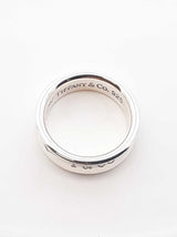 Tiffany & Co. 1837 Concave Band Ring In Sterling Silver 8.1 Grams Size 9.25 Fw1026crdu