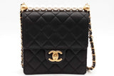 Chanel Quilted Black Leather Chic Pearls Flap Crossbody Bag Eb0926lcxzsa