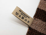 Burberry Brown Check Knight Logo Cashmere Silk Blend Scarf Do0326loxde