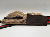 Gucci 28566 Gg Beige Canvas Nylon Web Belt Bag Do1224lxzde