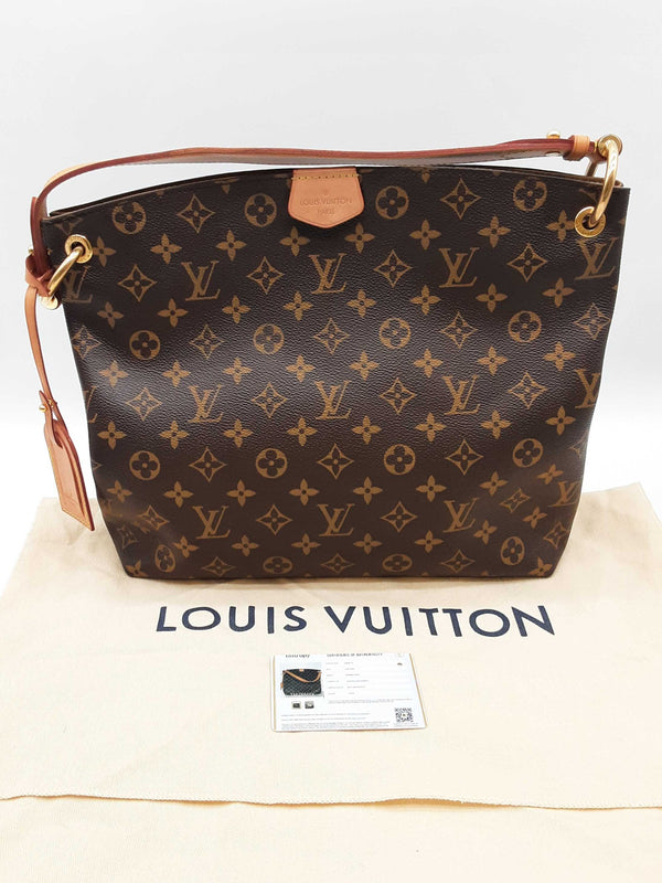 Louis Vuitton Graceful Brown Monogram Tote Bag Do0425exzde