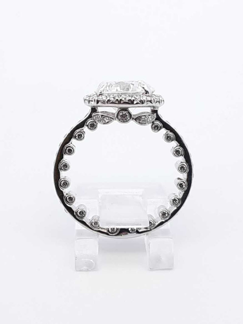 3.80 Cttw Lab-grown & Natural Diamond 14k Gold Ring 5.6 Gram Sz 4.5 Fw0625lowodu