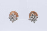 1.26cttw Diamond Stud Earrings In 18k Yellow Gold 3.7 Grams Eb0126rcrdu