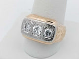 0.5cttw Diamond Ring In 18k Yellow Gold 14.5 Grams Size 9.75 Eb1026lwxzsa