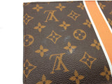 Louis Vuitton Pochette Brown Damier Ebene Orange Stripe Pouch Do0926wrxde