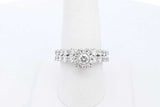 1.93cttw Diamond Wedding Set In 14k White Gold 5.1 Grams Size 8 Eb0825exzde