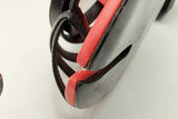 Burberry Black & Red Leather Hove Ankle Strap Heels Size 38 Eb0624crsa