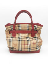 Burberry Golderton Haymarket Check Canterbury Coated Canvas Tote Bag Fw1124orxsa