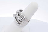 4.0cttw Diamond Ring In 14k White Gold 13 Grams Size 7 Eb0926lrxzde