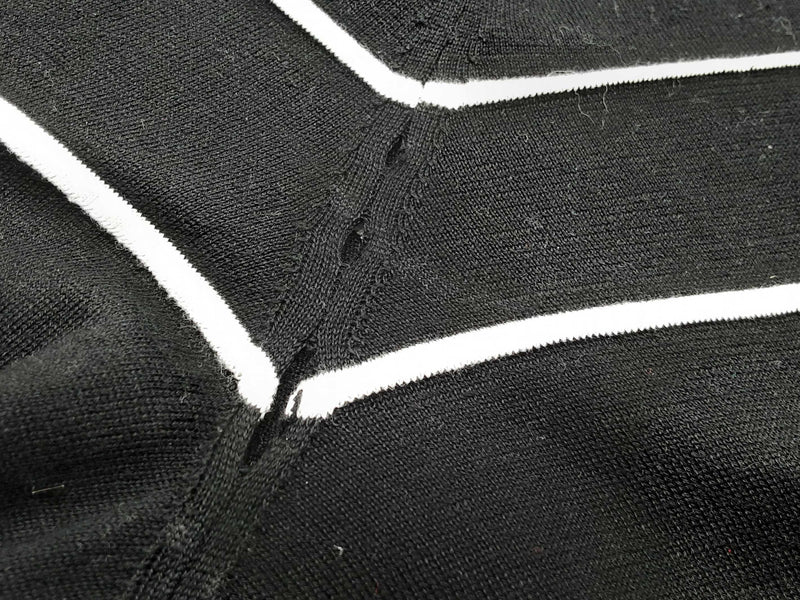 Louis Vuitton Black White Stripe Size Xxl Do0424lrxde