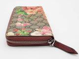 Gucci 404071 Gg Pink Blooms Supreme Zippy Continental Wallet Do0926lorde