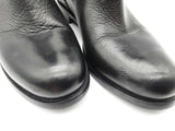 Prada Black Leather Boots Size Eu 38 Do0925oxzde