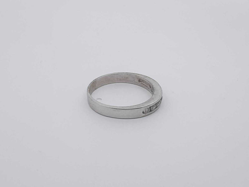 .21ctw 14k White Gold 2.7 Grams Ring Size 7.5 Sd0625lwzsa