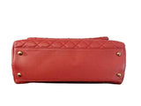 Chanel Red Caviar Large Coco Top Handle Red/ Handbag Jg0807rzxzmia