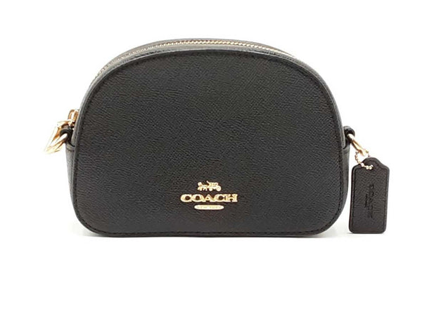 Coach Mini Serena Crossbody Bag In Black Pebble Leather Fw0725wzdu