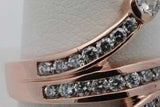 0.68cttw Diamond Ring In 14k Rose Gold 7.2 Grams Size 8.75 Eb1026wxzsa