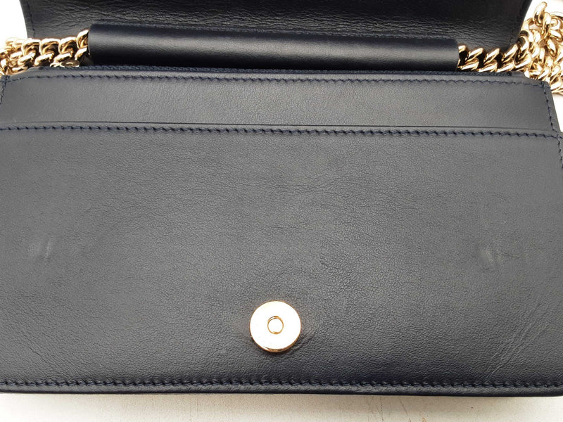 Chanel Boy Wallet On Chain Blue Handbag Aa0325lzxzsa